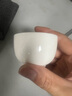 不拙羊脂玉瓷主人杯單杯喝茶專用陶瓷功夫茶杯6杯裝白瓷香雪小茶杯 曬單實拍圖
