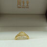 周生生 足金愛(ài)情密語(yǔ)皇冠黃金戒指開(kāi)口戒金飾品90227R計價(jià) 3.12克(含工費100元) 曬單實(shí)拍圖