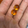 魚(yú)澤7A級天然巴西黃水晶散珠 圓珠 單珠 DIY項鏈吊墜多寶手鏈飾品配珠 7A收藏級：12mm單顆通孔 曬單實(shí)拍圖