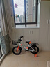 永久（FOREVER）兒童自行車男女款小孩單車可折疊腳踏車4-6-8-10歲輔助輪14寸橙色 曬單實(shí)拍圖