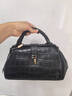 ANDSEEYOU品牌 手提包女 新款包包女真皮女包包時(shí)尚百搭手提包女士單肩包 黑色 曬單實(shí)拍圖