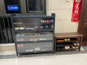 思繞鞋柜鋼制玄關(guān)門口入戶柜一體靠墻防塵鞋架家用多層鞋子收納柜 7層灰-100*32*112(約放35雙鞋) 曬單實(shí)拍圖