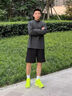 MMOPTOP戶外防曬運(yùn)動T恤秋季男反光條吸濕排汗速干長袖MTX17曜石黑L 曬單實(shí)拍圖