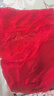 貓人（MiiOW）騏驥紅本命年大紅色女士?jì)妊澟兠逕o(wú)痕中腰高腰蕾絲屬馬年三角褲 主圖108紅143紅333紅338紅 1條 L 95-115斤 曬單實(shí)拍圖
