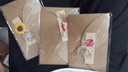 法拉蒙 3個(gè)裝創(chuàng)意賀卡復(fù)古牛皮紙干花花束教師節(jié)賀卡祝福卡生日禮物手寫信紙信封明信片 向日葵/康乃馨/玫瑰 曬單實(shí)拍圖