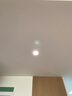 木林森照明（MLS）LED防眩筒燈家用客廳嵌入式天花燈 7瓦暖白光開孔75mm 曬單實(shí)拍圖
