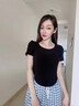 浪莎無痕內(nèi)衣女聚攏小胸顯大夏薄款冰絲涼感吊帶美背細肩帶隱形文胸罩 薄荷綠 L (36/80)105-120斤 曬單實拍圖
