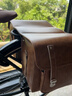 西騎者（WestBiking）自行車(chē)包馱包大容量旅行駝包牛皮復古后座貨架包尾包騎行裝備 棕色 曬單實(shí)拍圖
