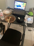 歐貿(mào)電腦桌臺(tái)式家用電競(jìng)桌椅套裝辦公桌簡(jiǎn)約書桌游戲桌書房寫字桌子 【弧邊加固K腿】炫酷黑+黑架80CM 曬單實(shí)拍圖