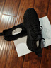 百麗（Belle）輕盈飛織運動(dòng)鞋男款清爽透氣紋理休閑鞋A1064BM3 黑色 40 (250mm) 曬單實(shí)拍圖