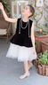女童夏連衣裙2025新款女大童夏季洋氣時(shí)髦韓系背心裙子夏裝公主裙 黑色 120 曬單實(shí)拍圖