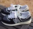 NEW BALANCE NB574LG 官方休閑鞋男鞋女鞋厚底情侶復(fù)古百搭透氣運(yùn)動(dòng)鞋 黑色 U574LGG1 42.5 (腳長(zhǎng)27cm) 曬單實(shí)拍圖