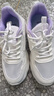回力官方女鞋秋冬季運動(dòng)鞋女跑步鞋女鞋子2025新款舒適媽媽鞋子女款 白紫色【皮面款】 37 曬單實(shí)拍圖