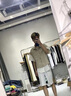 安初夏ins夏季馬甲套裝男士全套潮流穿搭寬松休閑翻領(lǐng)輕熟風(fēng)一整套搭配 卡其馬甲+卡其襯衫+白短褲 L 曬單實(shí)拍圖