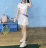 尚帛錦羽毛球服套裝速干透氣短袖球衣男女羽毛球訓(xùn)練服排球運(yùn)動隊(duì)服定制 1820女款白色+3908紫裙褲 M 曬單實(shí)拍圖