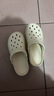名創(chuàng)優(yōu)品（MINISO）洞洞鞋男女夏季外穿涼鞋防滑厚底踩屎感包頭涼拖鞋 卡其+海洋星星 曬單實拍圖