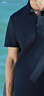 十如仕2025新品POLO衫男短袖海鷗領(lǐng)夏季翻領(lǐng)t恤商務(wù)通勤休閑 P12-03 深藍色 2XL 曬單實(shí)拍圖