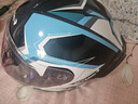 睿覓（RYMIC）摩托車頭盔全盔3C認(rèn)證專業(yè)機(jī)車騎行頭盔四季男女977藍(lán)灰飛刃3XL 曬單實(shí)拍圖