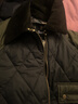 Barbour Milby女士絎縫夾克 橄欖綠 M (10) 曬單實(shí)拍圖