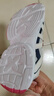 迪士尼童鞋女童夏季單網(wǎng)鞋老爹鞋休閑運(yùn)動鞋透氣DST1211 桃紅 35  曬單實拍圖