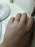 周六福18k金鉆石戒指女誓愛求婚鉆戒KGDB021074約8分 12號七夕生日禮物 曬單實拍圖