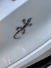 哨奇壁虎車(chē)貼3D立體金屬實(shí)心車(chē)尾貼小汽車(chē)裝飾平安用品壁虎貼庇護貼紙 實(shí)心純金屬【銀色2個(gè)】 曬單實(shí)拍圖
