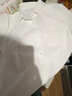 真維斯襯衫女夏季短袖純色職業(yè)百搭休閑正肩時(shí)尚正裝上衣女白色M 曬單實(shí)拍圖
