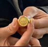可穎金包銀999定制戒指男士黃財(cái)神福字發(fā)字光面素圈定做送爸爸禮物 黃財(cái)神戒指指 重約13克左右 曬單實(shí)拍圖