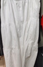 森馬（Semir）半身裙女夏A字白色純色松緊腰長(cháng)裙優(yōu)雅白月光蛋糕裙101325120010 曬單實(shí)拍圖