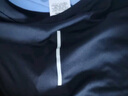 迪卡儂（DECATHLON）長(cháng)袖t恤男春夏季跑步服男士打底衫速干衣運動(dòng)跑步健身速干長(cháng)袖 經(jīng)典黑 2XL 曬單實(shí)拍圖