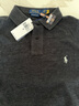 Polo Ralph Lauren拉夫勞倫夏季七夕情人節禮物男短袖t恤polo修身710680784011黑M 曬單實(shí)拍圖