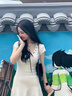 茯見(jiàn)法式甜美方領(lǐng)針織連衣裙女2025夏季新款修身顯瘦氣質(zhì)溫柔顯身材 杏色均碼(建議85-110斤） 曬單實(shí)拍圖