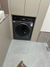 海爾（Haier）滾筒洗衣機(jī)10公斤大容量智能直驅(qū)變頻電機(jī)全自動(dòng)家用超薄嵌入式初色BD527H官方旗艦店一級(jí)能耗靜音 晶彩觸屏+直驅(qū)變頻+巴氏除菌+智能投放 曬單實(shí)拍圖