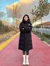 久潤(rùn)北面久潤(rùn)北面FW23北面長(zhǎng)款羽絨服申敏兒冬季加厚過膝連帽外套男女同款 北面WF23黑色 S 體重90斤-110斤 曬單實(shí)拍圖
