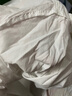 佐丹奴襯衫女純棉七分袖府綢法式文藝風(fēng)上衣泡泡袖白襯衣05345470 曬單實(shí)拍圖