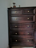 方寸毫厘美式斗柜純實(shí)木家具復古做舊斗櫥臥室電視柜多抽屜儲物柜櫻桃木 純實(shí)木六斗柜 深咖色 曬單實(shí)拍圖