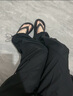 森馬（Semir）美式傘兵工裝褲子女夏季新款高腰復古直筒運動(dòng)褲戶(hù)外速干闊腿長(cháng)褲 杏色【款】 常規 S 曬單實(shí)拍圖
