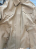 百圖betu女裝2025春季新款短外套麻感色織寬松收腰可調節外套2502T80 卡其綠 XS 曬單實(shí)拍圖