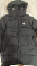 黑冰 中長款羽絨服天樞加長新款F8516男士防寒戶外登山旅行鵝絨外套 黑色-24新款 M 曬單實拍圖