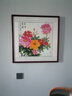 紫騰隨軒花開(kāi)富貴牡丹掛畫(huà)國畫(huà)新中式客廳背景墻裝飾畫(huà)餐廳玄關(guān)壁畫(huà)手繪 圖2 67*67cm紅木色實(shí)木框 曬單實(shí)拍圖