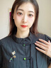 Jay玉蘭花胸針高檔女和田玉胸花送長(cháng)輩送媽媽生日禮物老師教師節禮物 和田玉胸針（配證書(shū)） 曬單實(shí)拍圖