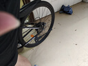 EG7山地自行車成人學(xué)生變速越野單車雙減震賽車26寸青少年男女 輻條【加厚防滑輪-更安全】黑白 26寸21速【適合：160-180CM】 曬單實(shí)拍圖