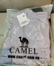 駱駝（CAMEL）立領(lǐng)長(zhǎng)袖運(yùn)動(dòng)服女裝休閑衛(wèi)衣兩件套裝 C24CARLG644 華芙紫/黑 XXL 曬單實(shí)拍圖