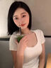 南木熊短袖女t恤正肩夏季女裝2025新款潮流上衣純欲風(fēng)甜美白色半袖棉質(zhì) M碼【80-100斤】 曬單實(shí)拍圖