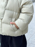 巴拉巴拉balaOne寶寶羽絨服三防男童冬裝女童連帽外套萌2025新款 灰豆綠小恐龍40924-白鴨絨 100 充絨量58g 曬單實(shí)拍圖