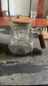 TEAHUE飄逸杯玻璃泡茶壺全玻璃內(nèi)膽燒水壺按壓茶具煮茶器茶水分離泡茶杯 曬單實(shí)拍圖