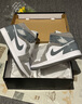 耐克（NIKE）男鞋 2025新款秋季AJ1籃球鞋時(shí)尚低幫板鞋耐磨輕便訓(xùn)練休閑運(yùn)動鞋 淡象牙白 AJ1 41 曬單實(shí)拍圖