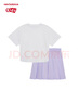 NEW BALANCE nb童裝兒童女童夏季新款POLO百褶裙套裝ND2SF23122 淺粉色 110 曬單實(shí)拍圖