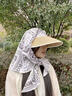 卡蒙（Kenmont）春夏寬松大帽檐草帽女度假可折疊頭巾防曬帽遮臉全方位遮陽帽6241 曬單實(shí)拍圖