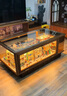 樂(lè )一百適用樂(lè )高街景系列小鎮茶幾透明燈光全景防塵收納盒展示盒實(shí)木茶幾 樂(lè )高街景系列小鎮茶幾 全景觀(guān)展示燈光茶幾|不含積木 曬單實(shí)拍圖
